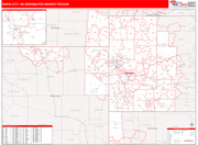 Rapid City DMR Map Red Line Style