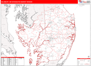 Salisbury DMR Map Red Line Style