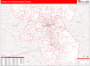 Spokane DMR Map Red Line Style