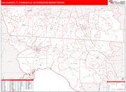 Tallahassee-Thomasville DMR Map Red Line Style