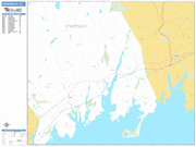 Greenwich Wall Map Basic Style