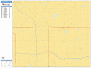 Inglewood Wall Map Basic Style