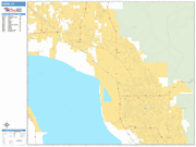 Orem  Wall Map Basic Style