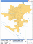 Tracy Wall Map Basic Style