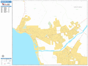 Ventura  Wall Map Basic Style