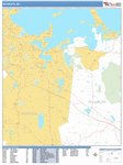 Weymouth  Wall Map Basic Style