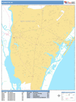 Wilmington  Wall Map Basic Style
