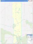 Apache County Wall Map Basic Style