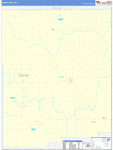 Boone County Wall Map Basic Style