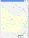 Doniphan County Wall Map Basic Style