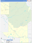 Elmore County Wall Map Basic Style