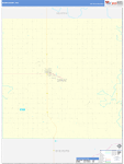 Grant County Wall Map Basic Style