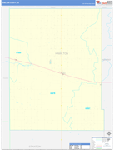 Hamilton County Wall Map Basic Style