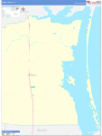 Kenedy County Wall Map Basic Style