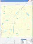 Marion Wall Map Basic Style