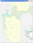 Mohave County Wall Map Basic Style