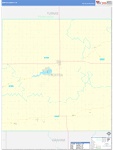 Norton County Wall Map Basic Style