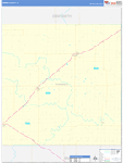 Parmer County Wall Map Basic Style