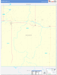 Prowers County Wall Map Basic Style