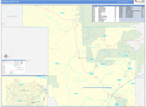 Sandoval County Wall Map Basic Style