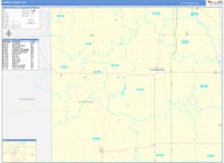 Sumner County Wall Map Basic Style