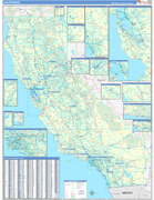 California  Map Basic Style