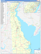 Delaware  Map Basic Style