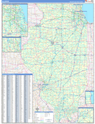 Illinois  Map Basic Style