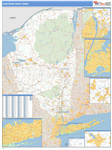 New York Eastern State Sectional Map Basic Style
