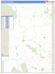 Wyoming Eastern State Sectional Map Basic Style