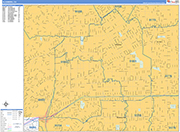 Alhambra  Wall Map Basic Style