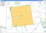Bristol  Wall Map Basic Style