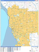 Buffalo  Wall Map Basic Style