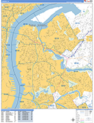 Camden  Wall Map Basic Style