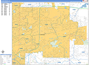 Cheektowaga  Wall Map Basic Style