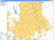 Concord  Wall Map Basic Style