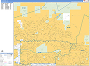 Glendora  Wall Map Basic Style