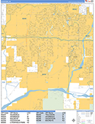 Goodyear Wall Map Basic Style