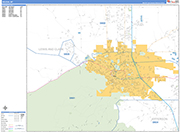 Helena  Wall Map Basic Style
