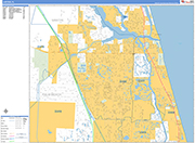 Jupiter  Wall Map Basic Style