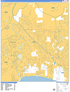 Lehi  Wall Map Basic Style