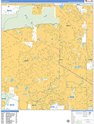 Palatine  Wall Map Basic Style