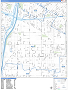 Paramount  Wall Map Basic Style