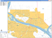 Pasco Wall Map Basic Style