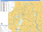 Paterson  Wall Map Basic Style