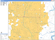 Rogers  Wall Map Basic Style