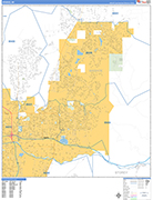 Sparks  Wall Map Basic Style