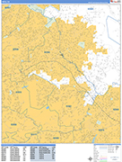 Vista  Wall Map Basic Style