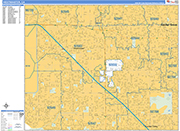 Westminster  Wall Map Basic Style