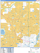 Westminster  Wall Map Basic Style